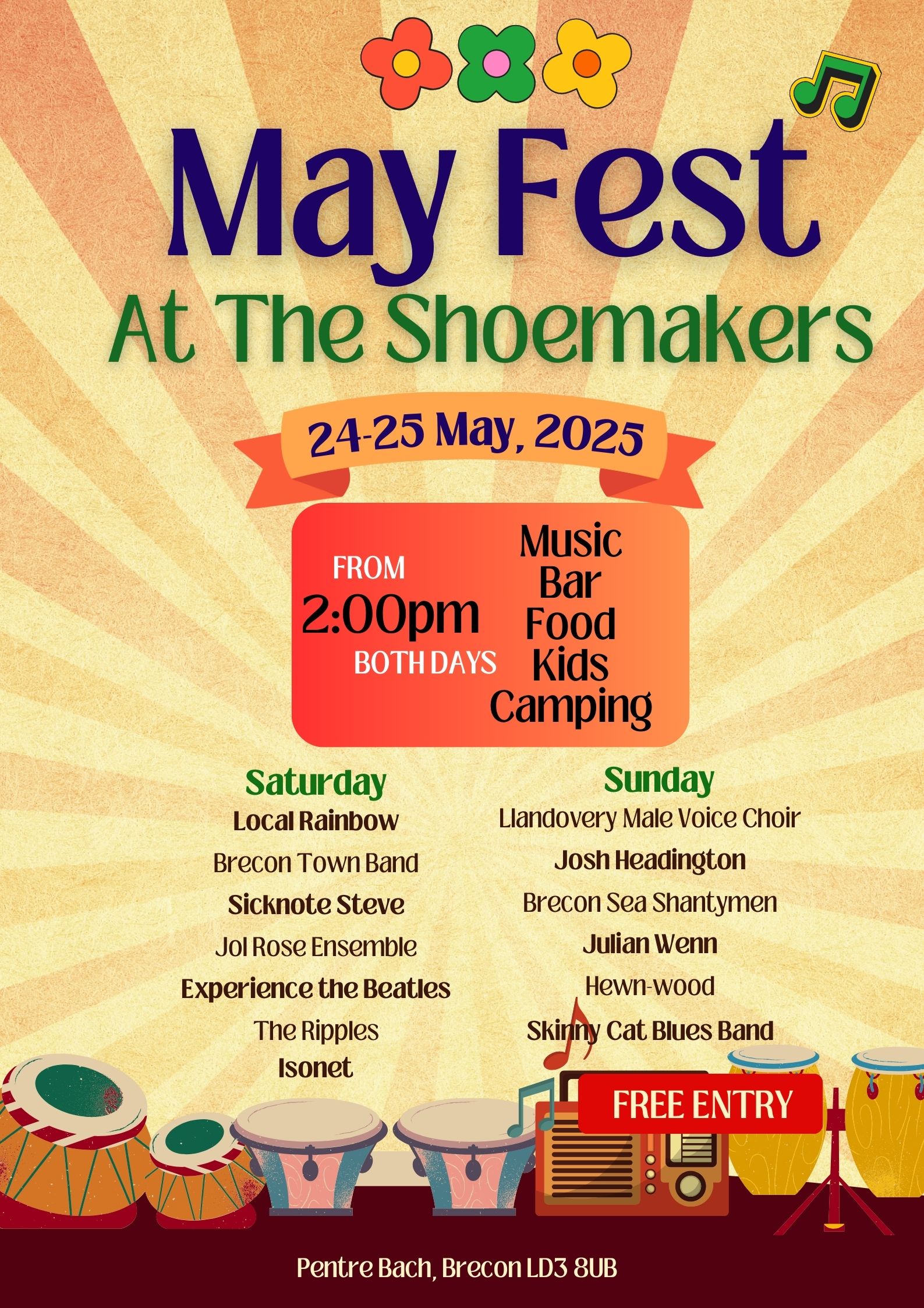 great line-up at free may fest in pentrebach